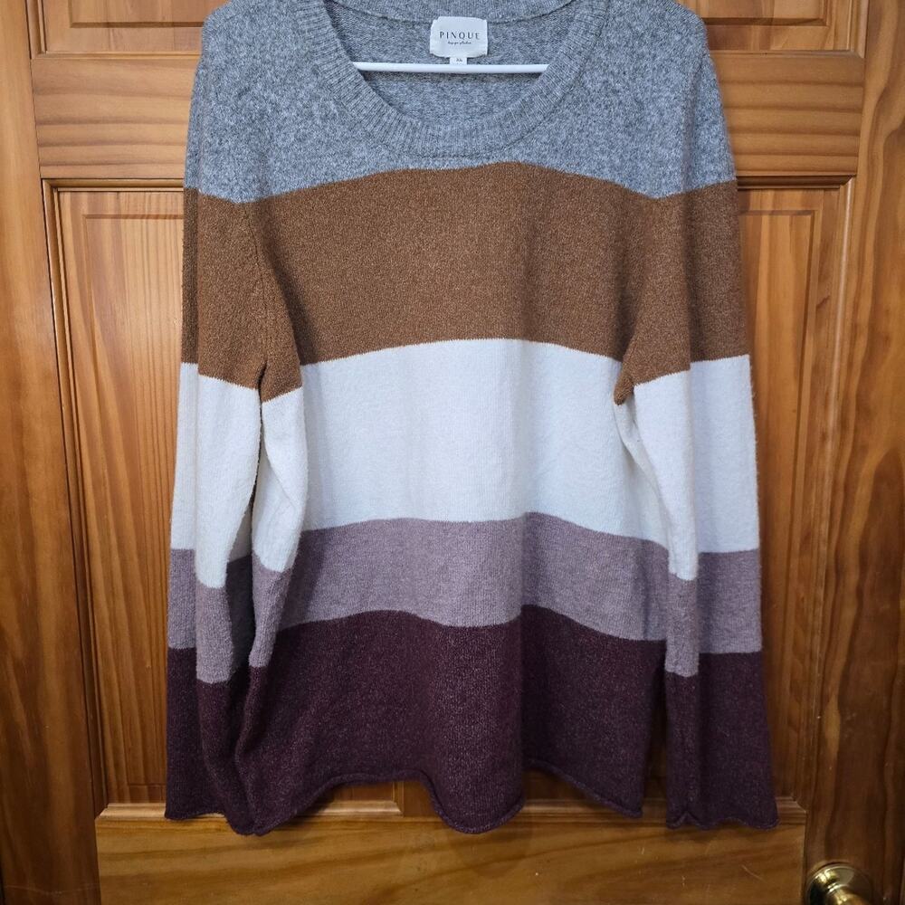 Pinque 5 tone Sweater Size XL Preloved condition